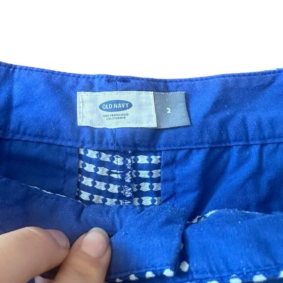 Old Navy Blue/White Polka Dot Shorts Size 2 - Picture 6 of 8
